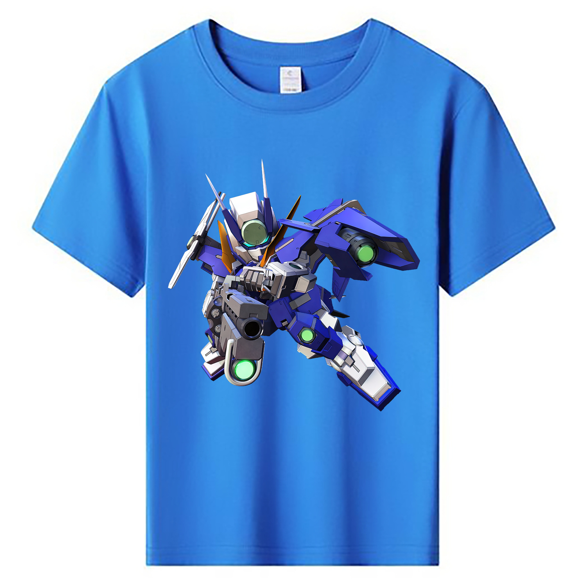 （画像用） 機動戦士ガンダム Mobile Suit Gundam 綿100％キッズTシャツ（フロントプリント）